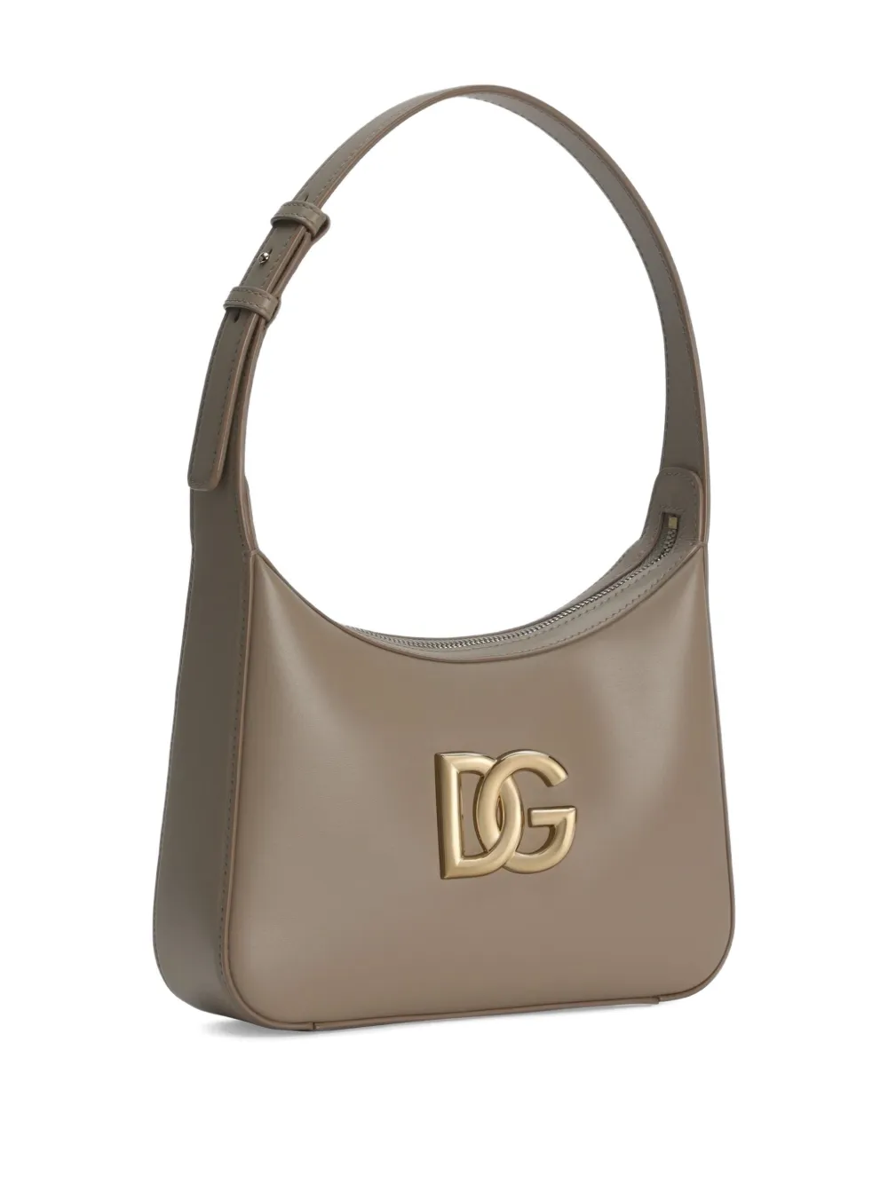 Dolce & Gabbana Leren schoudertas Beige