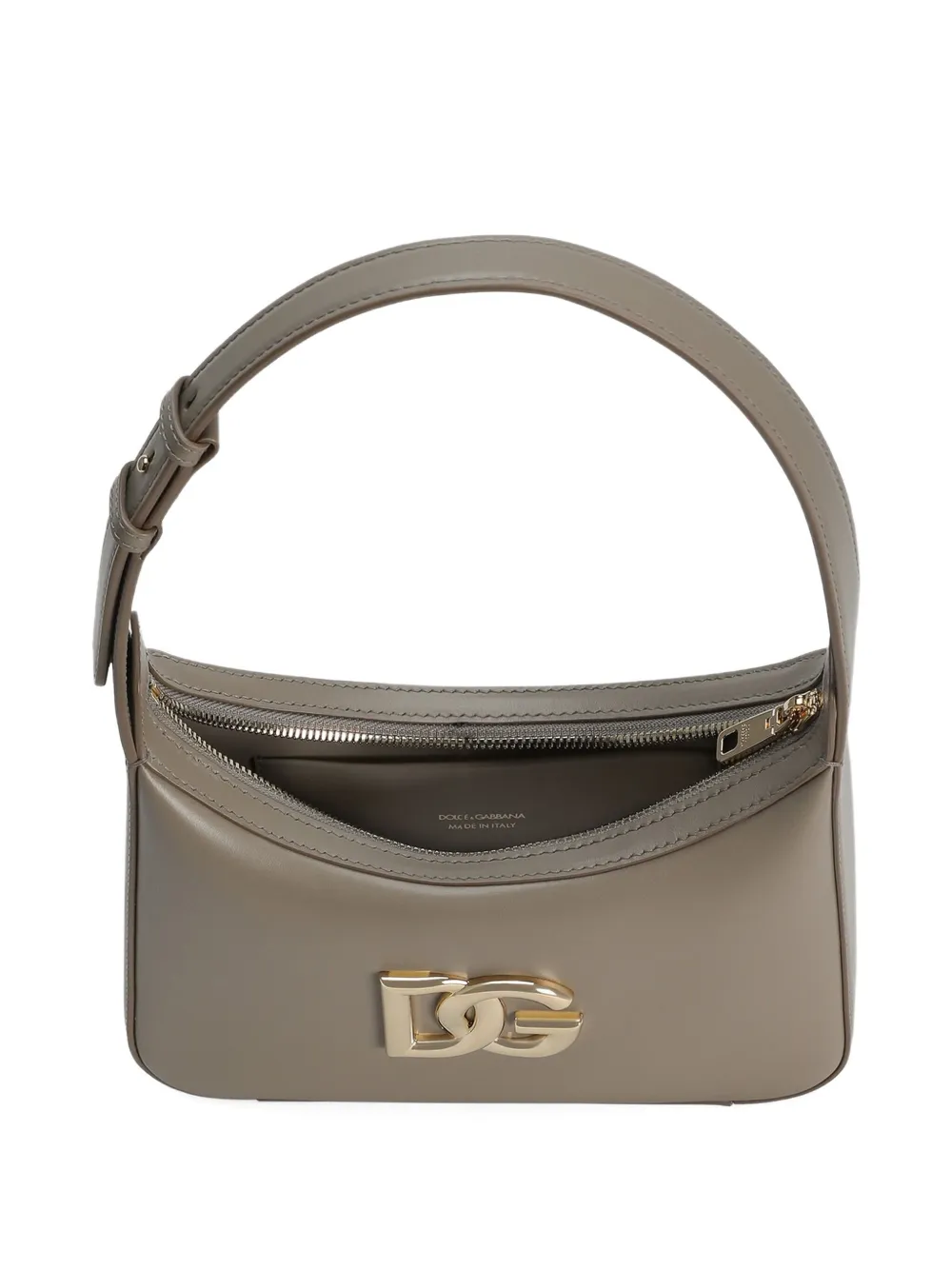 Dolce & Gabbana Leren schoudertas Beige