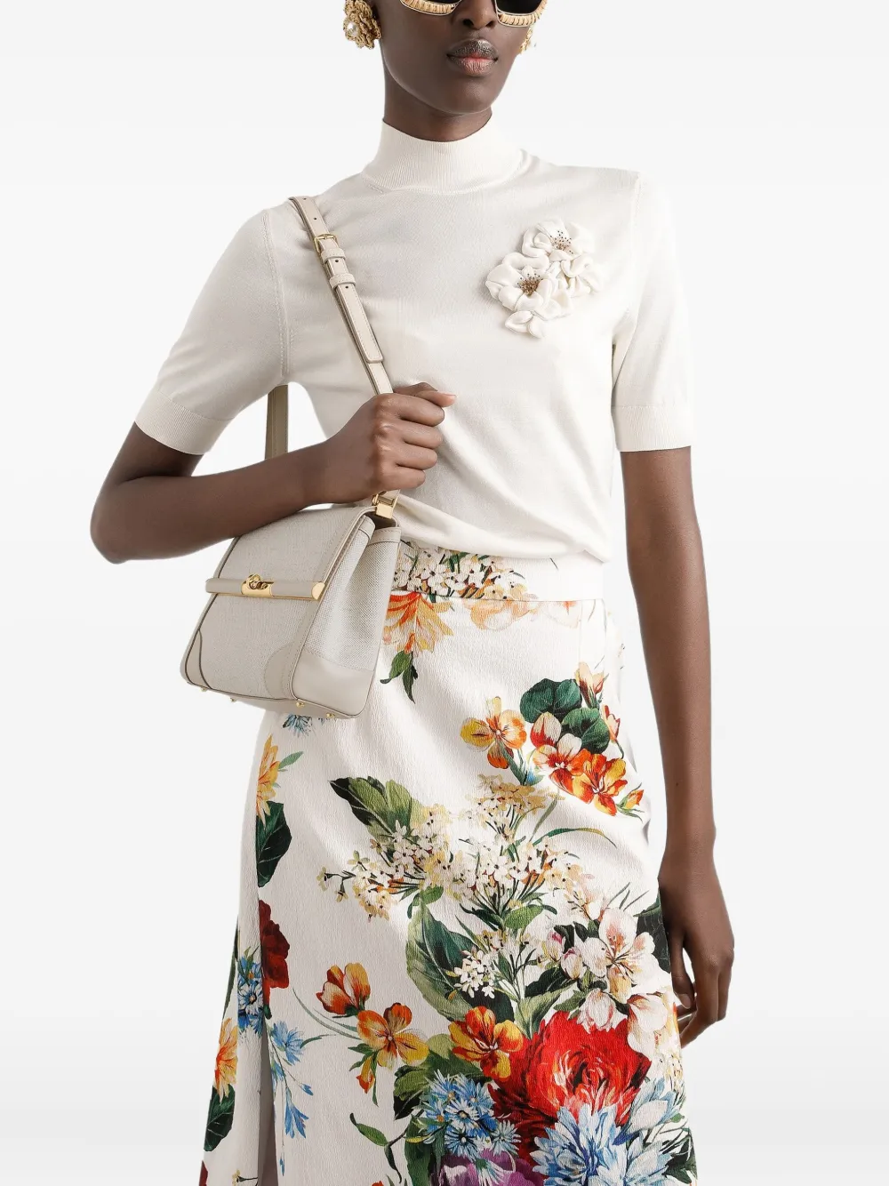 Dolce & Gabbana Marlene City crossbodytas Beige