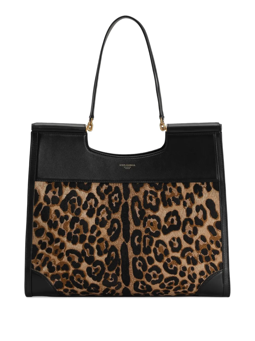 Dolce & Gabbana Sicily grote shopper Bruin