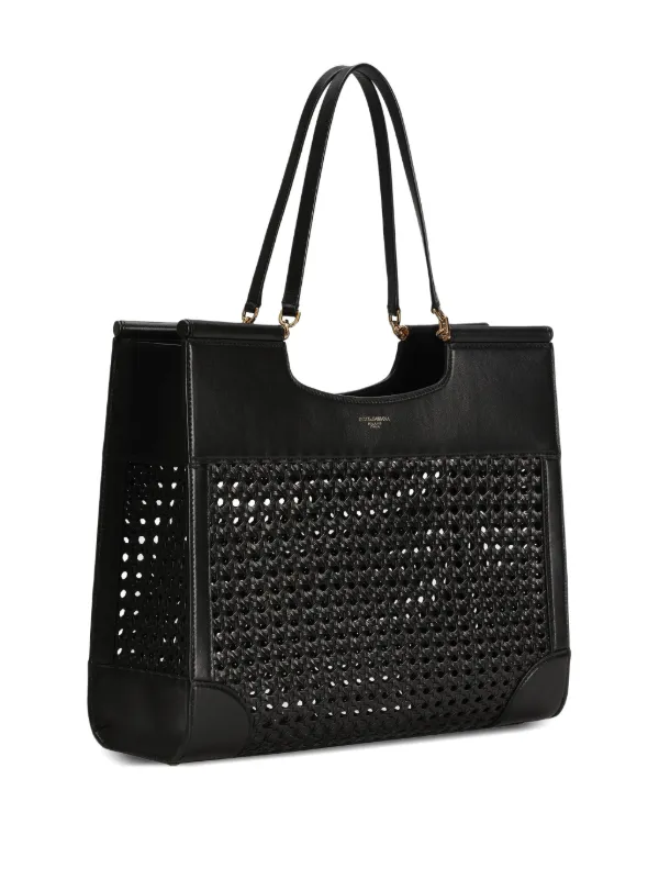美品　DOLCE & GABBANA トートバッグ　黒 Dolce & Gabbana DG Logo トートバッグ | ブラック | FARFETCH JP