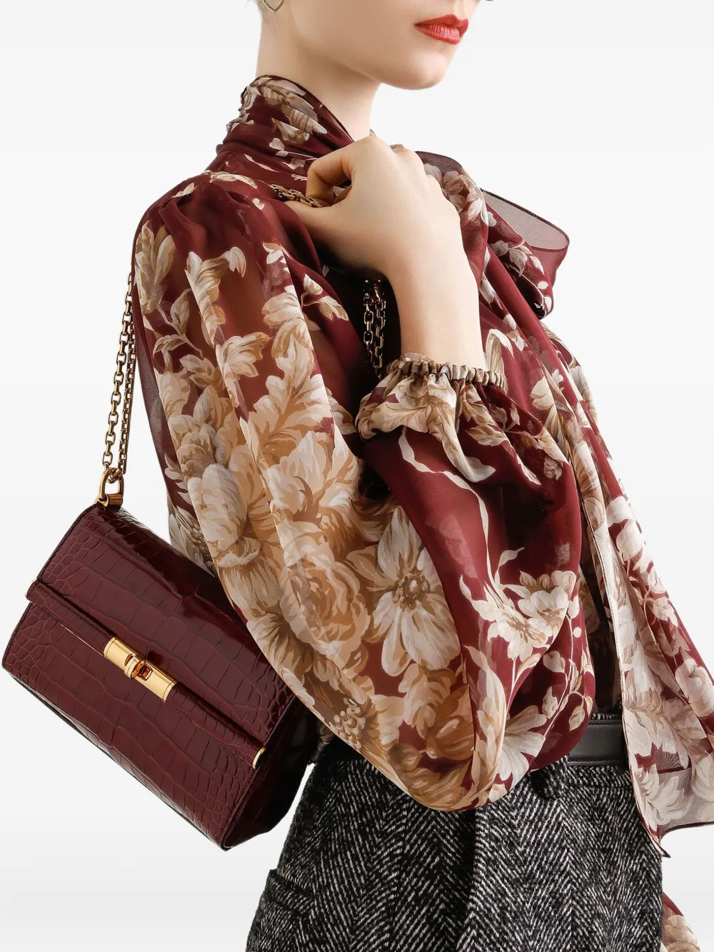 Dolce & Gabbana Marlene mini-tas Rood
