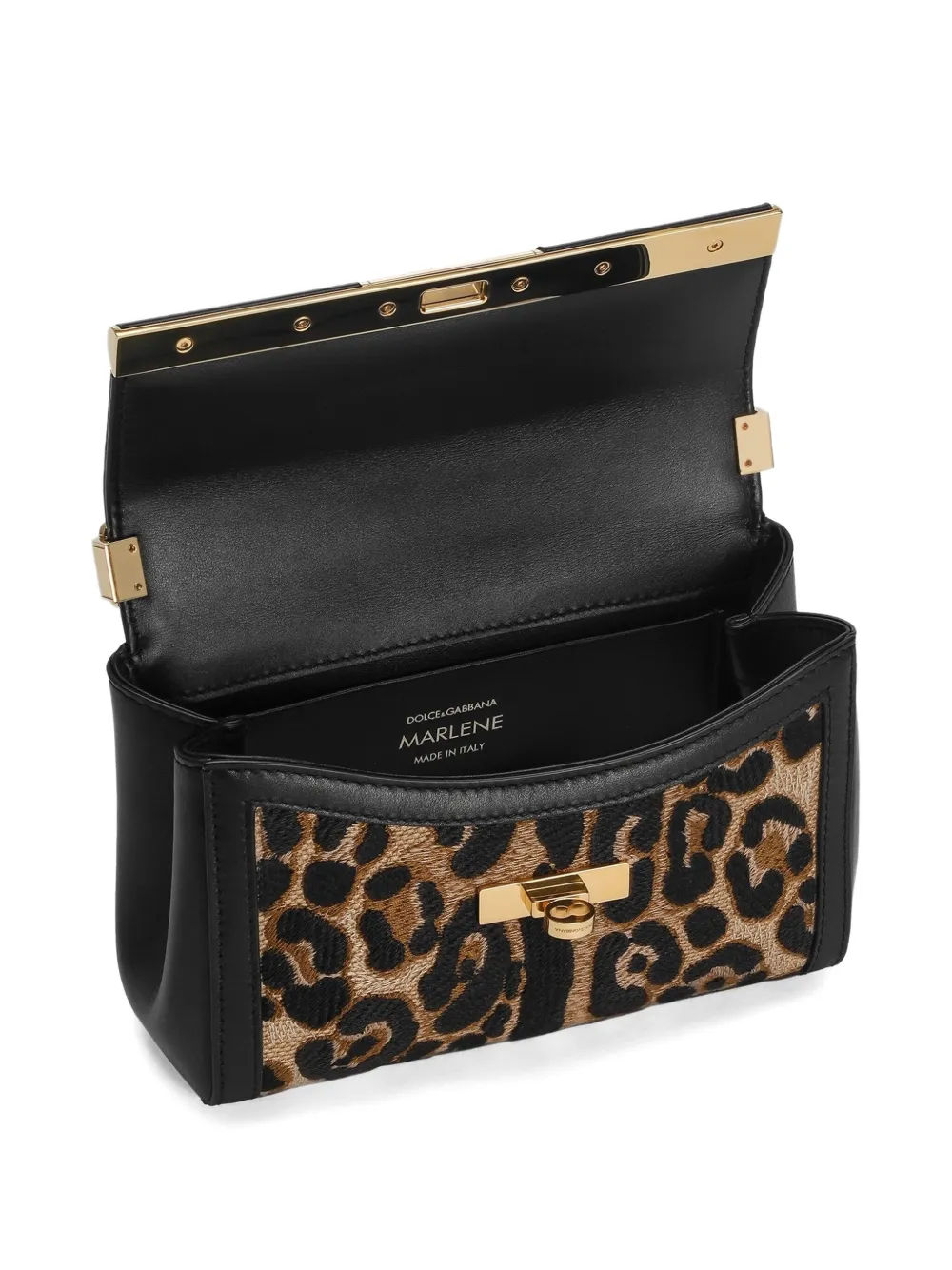 Dolce & Gabbana Marlene City kleine crossbodytas Bruin