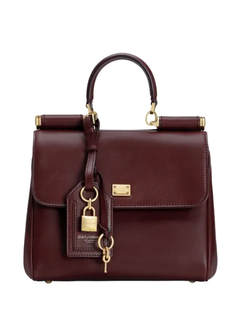 Dolce & Gabbana medium Sicily padlock-embellished leather handbag