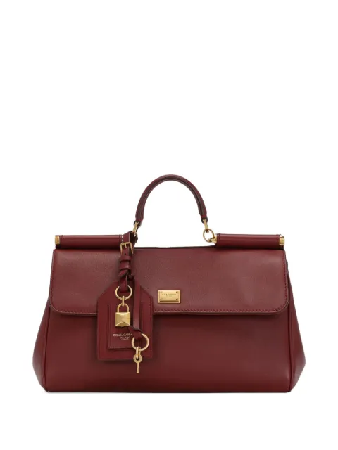 Dolce & Gabbana Sicily structured leather tote bag