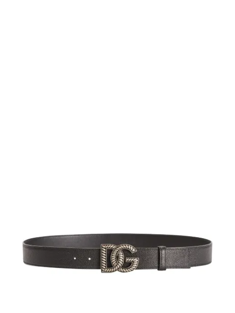 Dolce & Gabbana logo-buckle belt