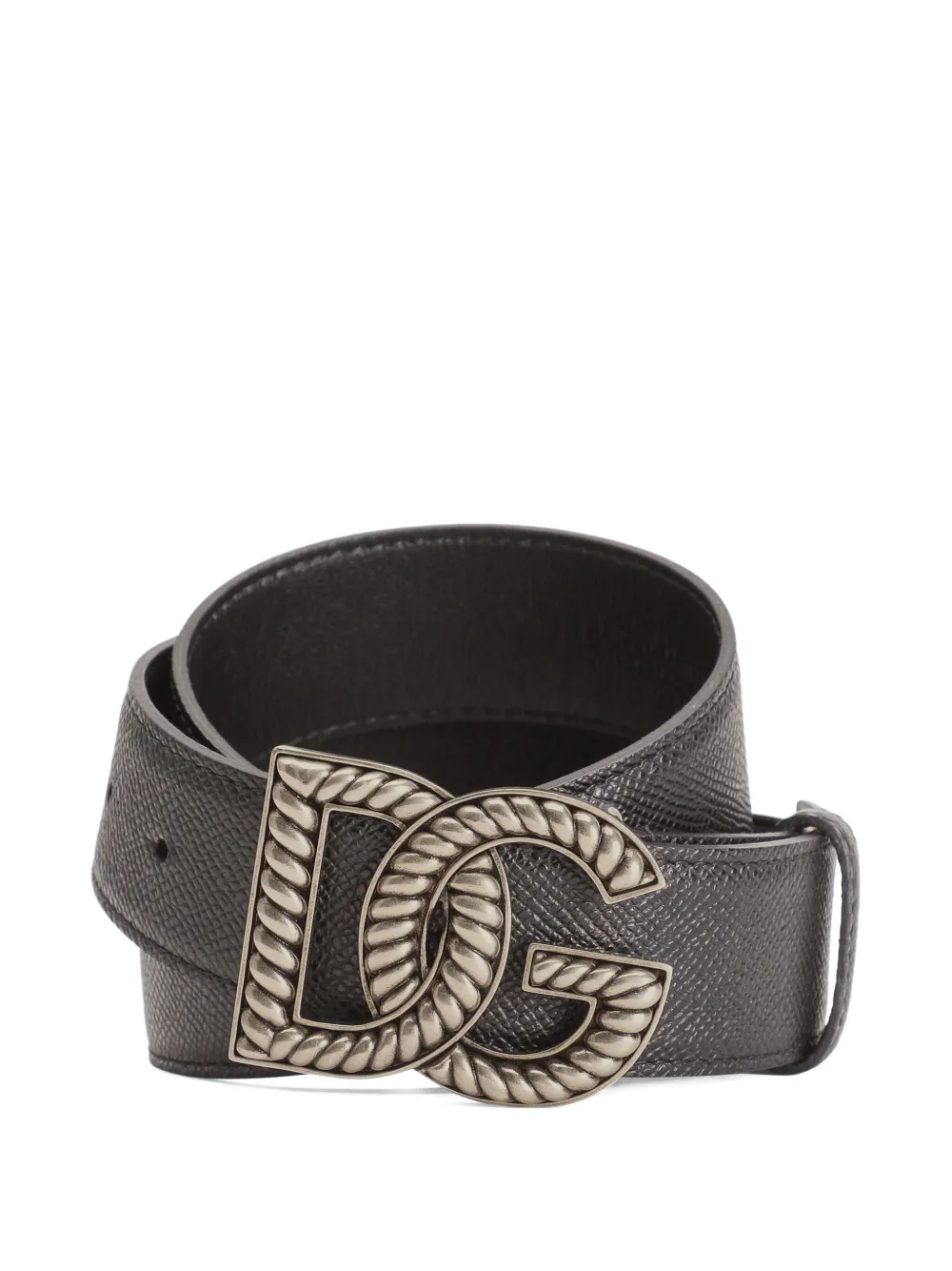 Dolce & Gabbana Riem met logogesp Zwart