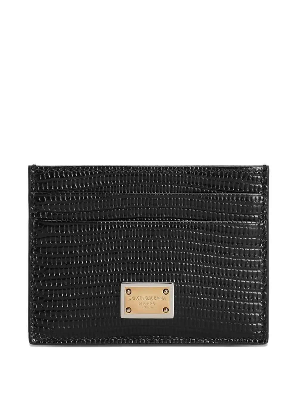 Dolce & Gabbana Leren pasjeshouder Zwart
