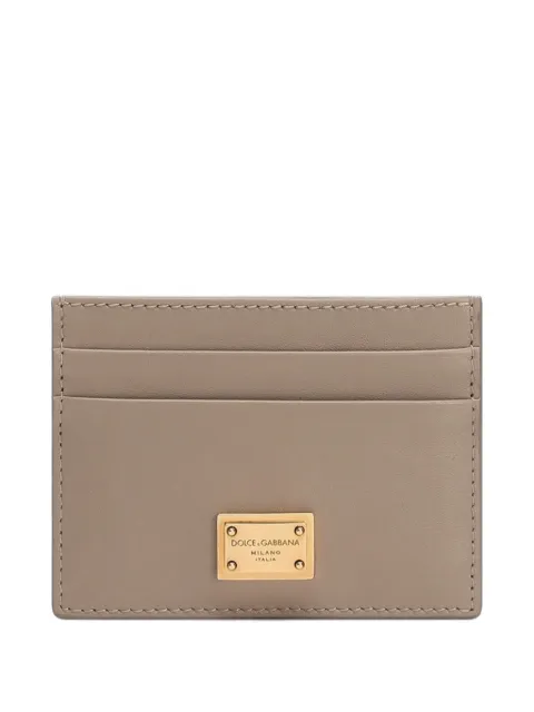Dolce & Gabbana Kartenetui mit Logo-Schild