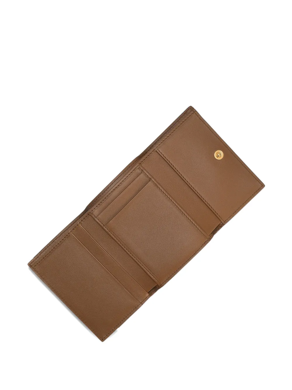 Dolce & Gabbana Dauphine portemonnee met logoplakkaat Bruin