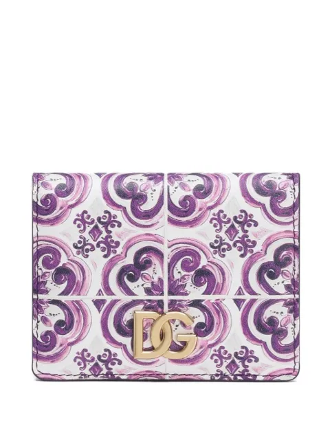 Dolce & Gabbana Majolica-print wallet