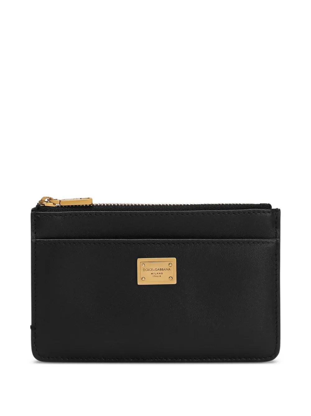 Dolce & Gabbana Leren pasjeshouder Zwart