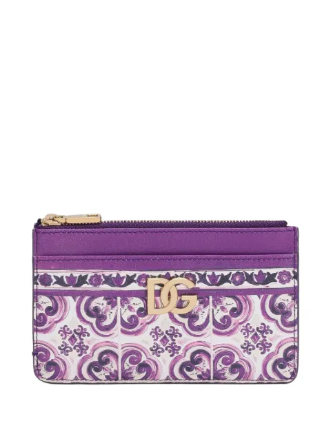 Dolce & Gabbana Majolica-print cardholder