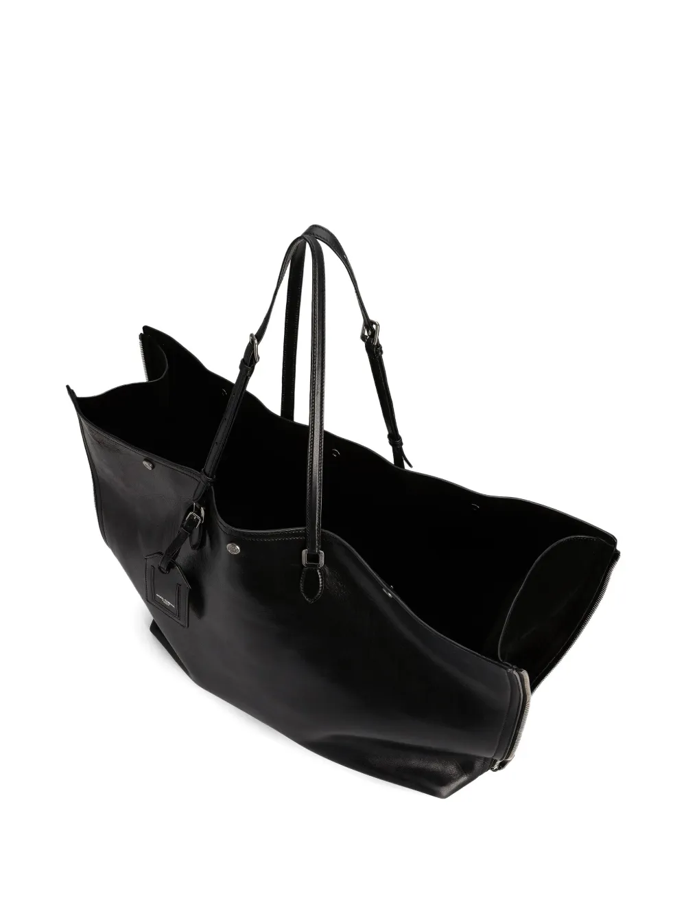 Dolce & Gabbana Zip Ew Runway Tote Bag In Black