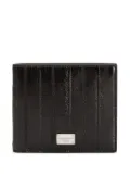 Dolce & Gabbana Eel crocodile-effect bifold wallet - Black