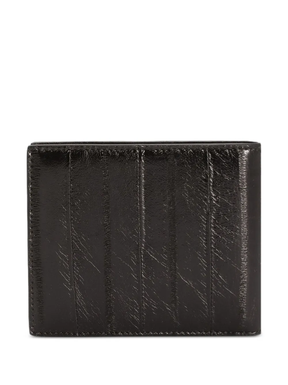 Dolce & Gabbana Eel portemonnee met krokodillen-reliëf Zwart
