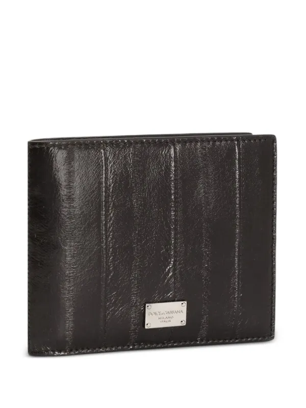 Dolce & Gabbana Eel 二つ折り財布 | ブラック | FARFETCH JP