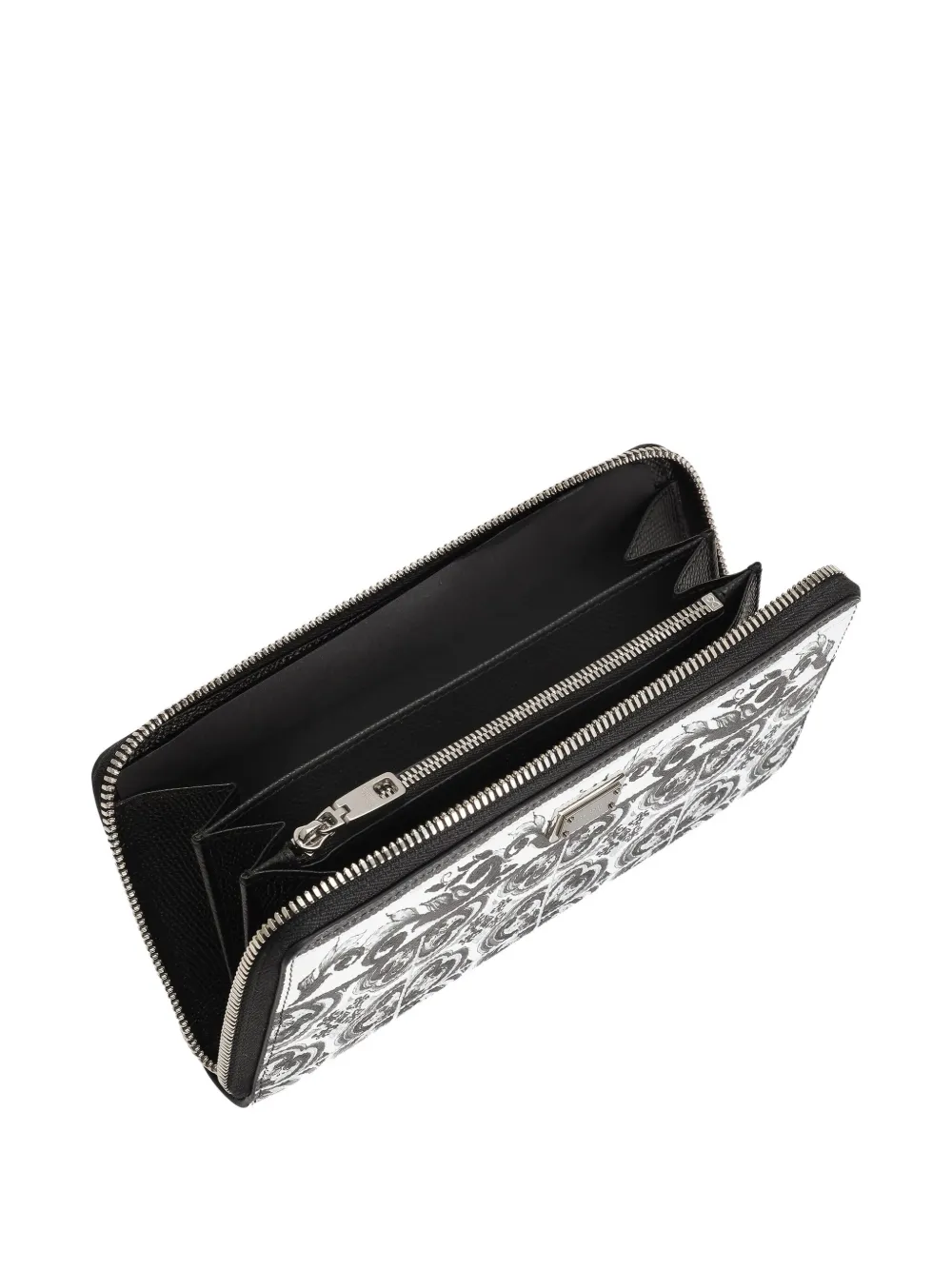 Dolce & Gabbana Portemonnee met logoplakkaat Zwart