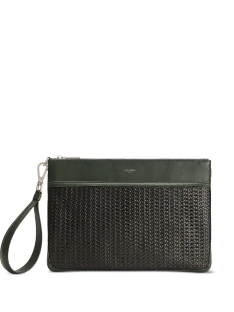 Dolce & Gabbana Plongé woven clutch bag