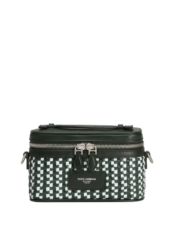 【DOLCE&GABBANA】ATENE ウーヴンレザー クロスボディミニバッグ Multicolorのメンズ ATENE ウーヴンレザー クロスボディ ミニ