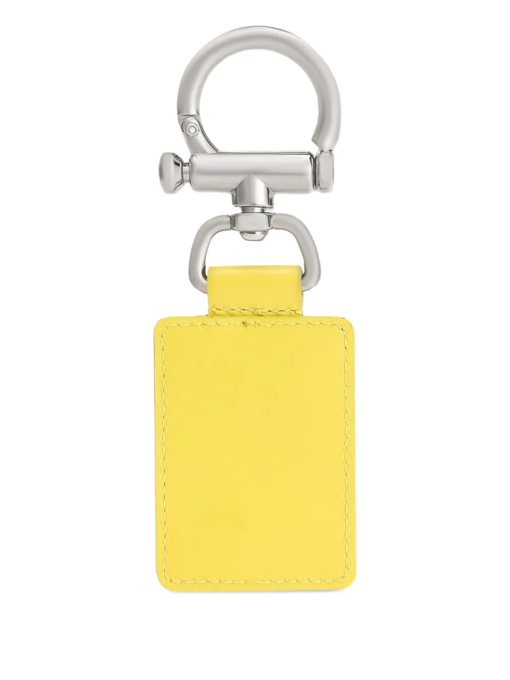 Dolce & Gabbana Sleutelhanger met metalen plakkaat Geel