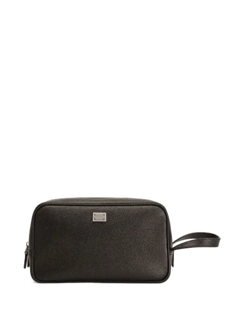 Dolce & Gabbana logo-plaque wash bag