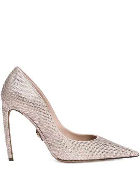 Dolce & Gabbana 105mm crystal-embellished pointed-toe pumps