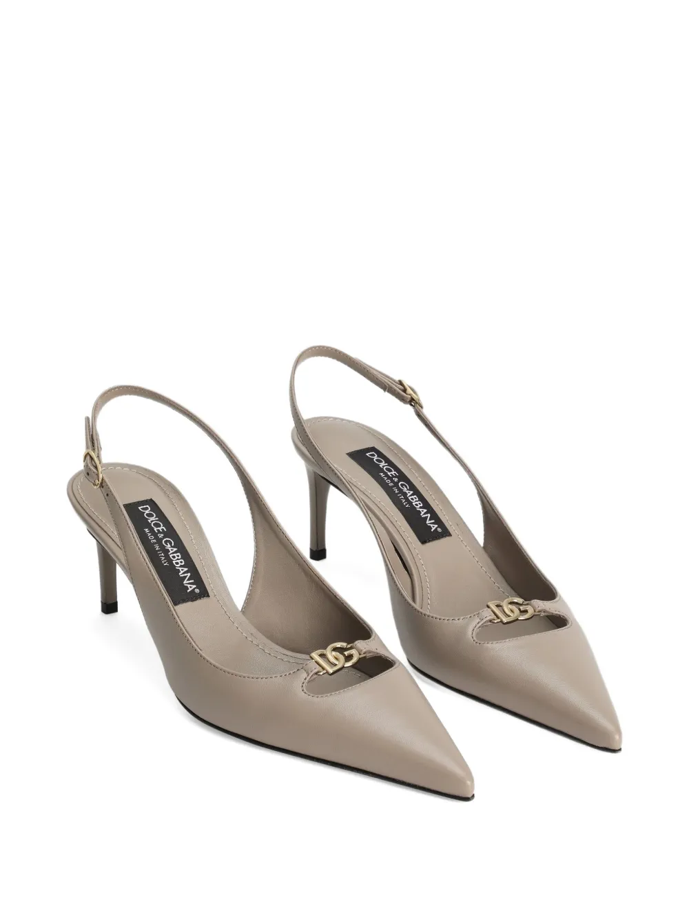 Dolce & Gabbana 60mm slingback pumps Neutrals