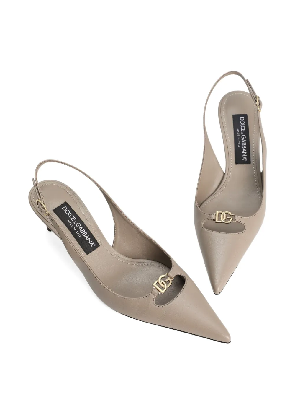 Dolce & Gabbana 60mm slingback pumps Neutrals