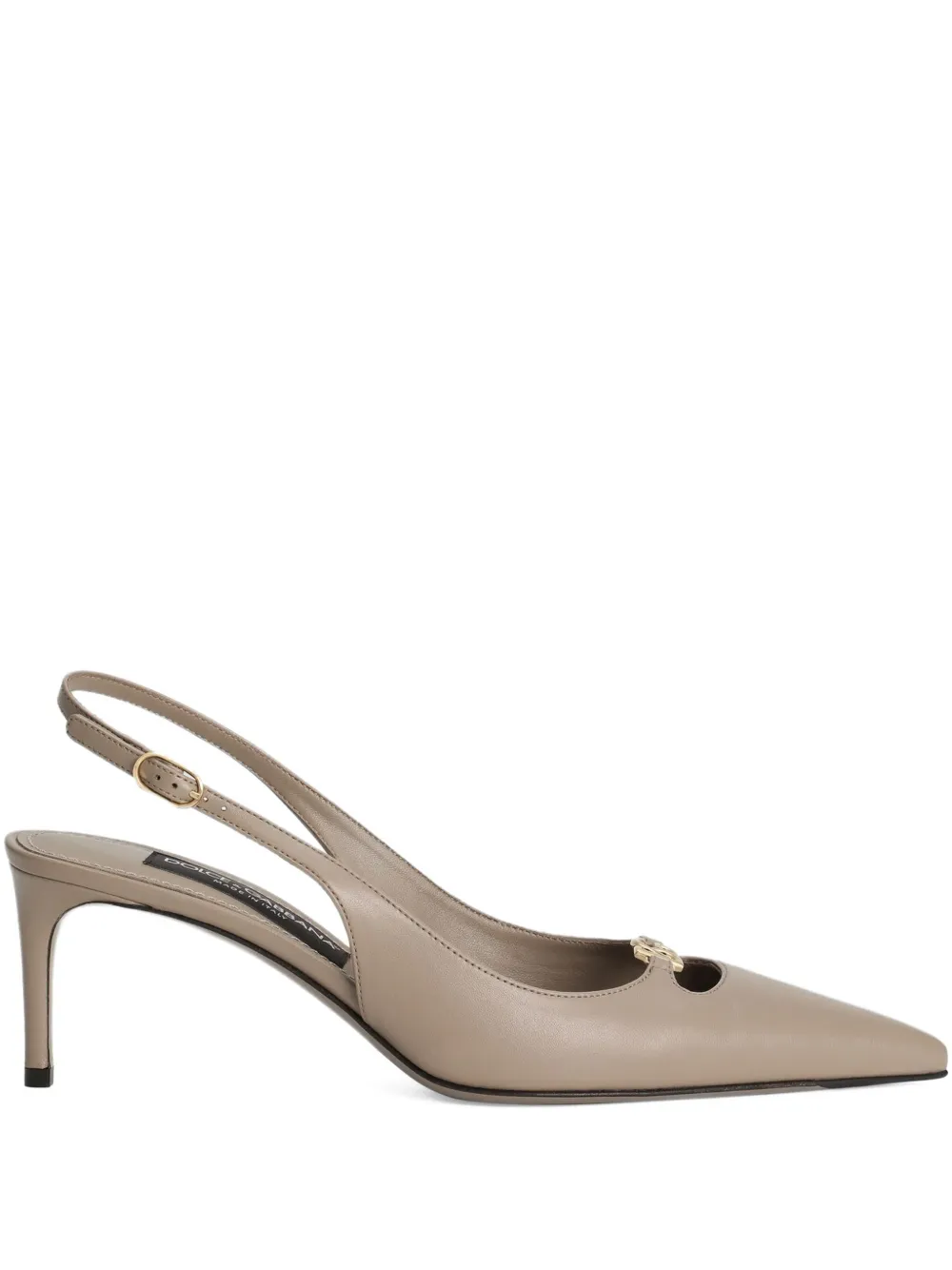 Dolce & Gabbana 60mm slingback pumps Neutrals