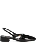 Dolce & Gabbana patent leather slingback pumps - Black