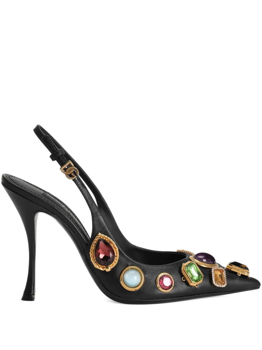 Dolce & Gabbana 105mm slingback pumps Black