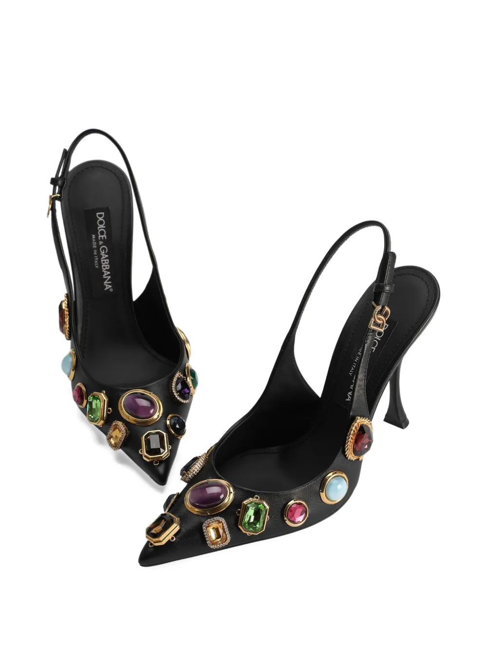Dolce & Gabbana 105mm slingback pumps Black