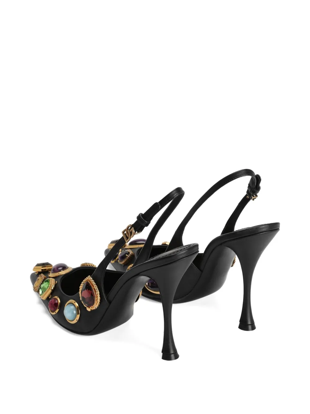 Dolce & Gabbana 105mm slingback pumps Black