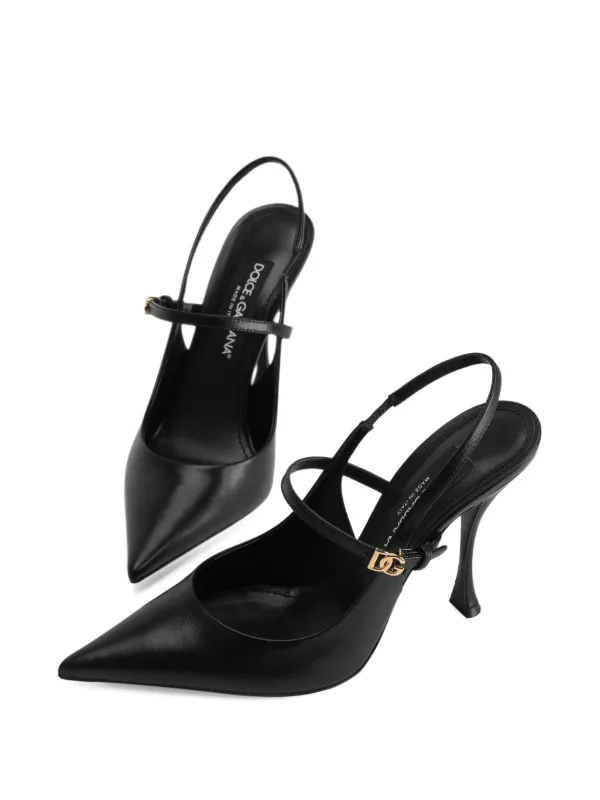 Dolce & Gabbana スリングバック パンプス | ブラック | FARFETCH JP