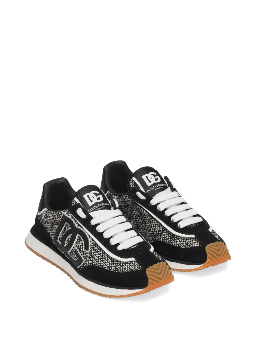Dolce & Gabbana Sneakers met logo - Zwart