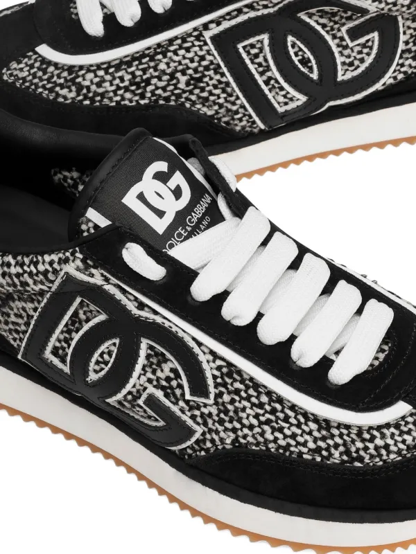 Dolce & Gabbana Logo Sneakers | Black | FARFETCH ZA