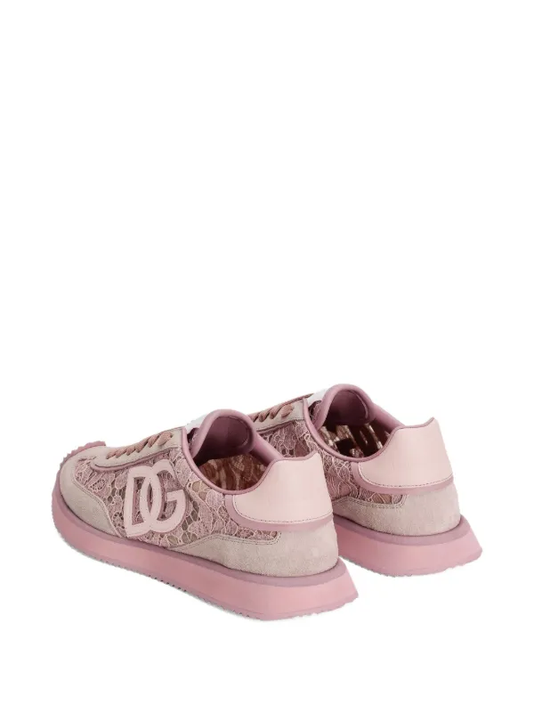 ★関税込み★ Dolce&Gabanna WHITE PINK DG CUSHION SNEAKERS Dolce & Gabbana Cushion White Pink Sneakers | Balardi