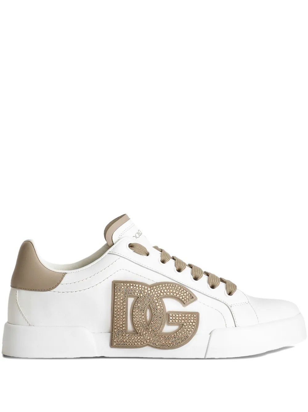 Dolce & Gabbana Portofino logo-embellished low-top sneakers White