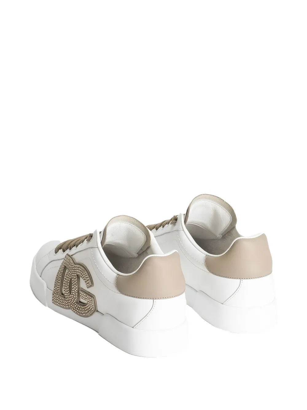 Dolce & Gabbana Portofino logo-embellished low-top sneakers White