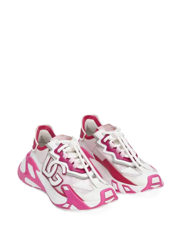 Dolce & Gabbana logo-patch Chunky Sneakers | Pink | FARFETCH