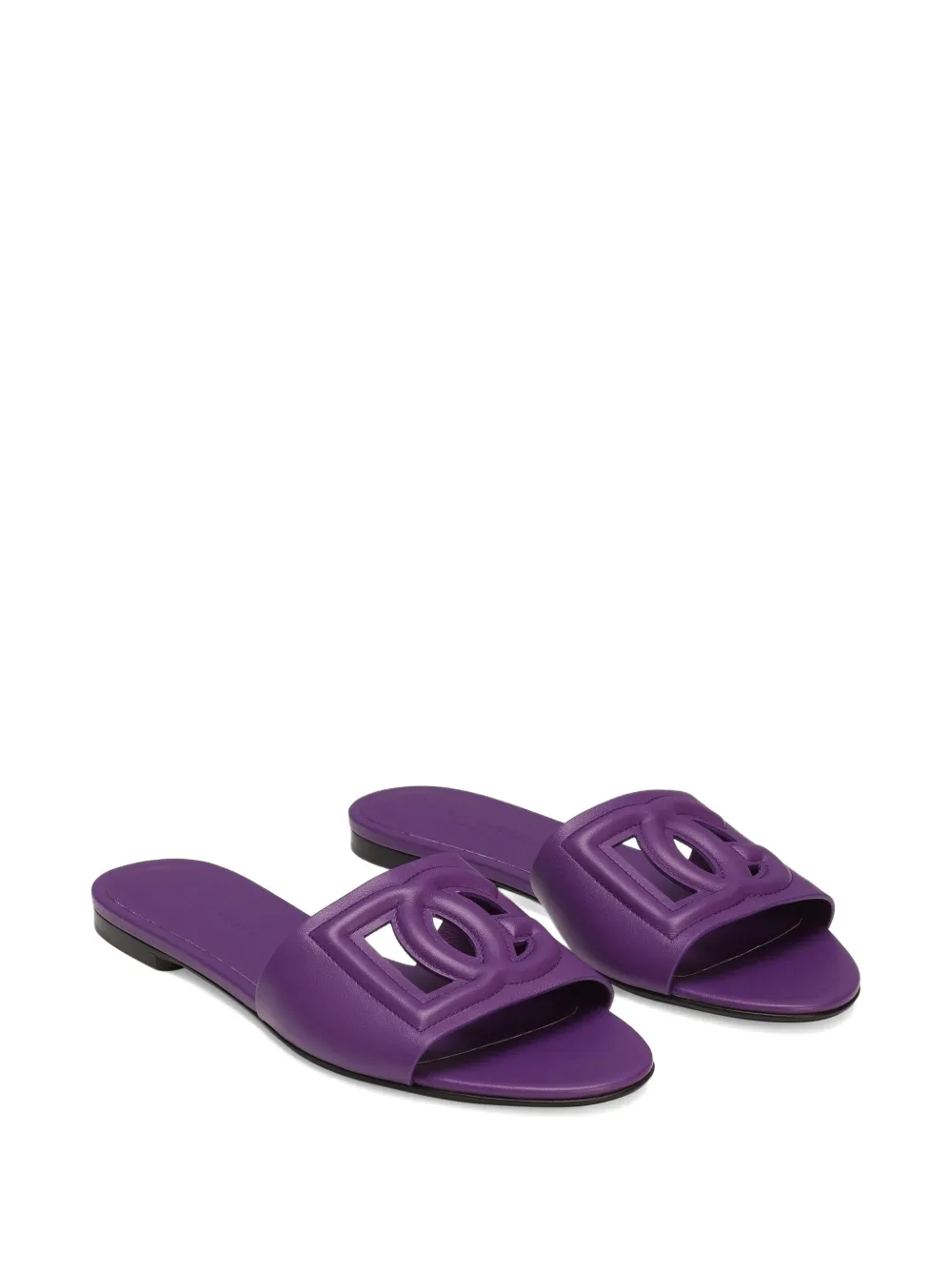 Dolce & Gabbana Leren sandalen - Paars