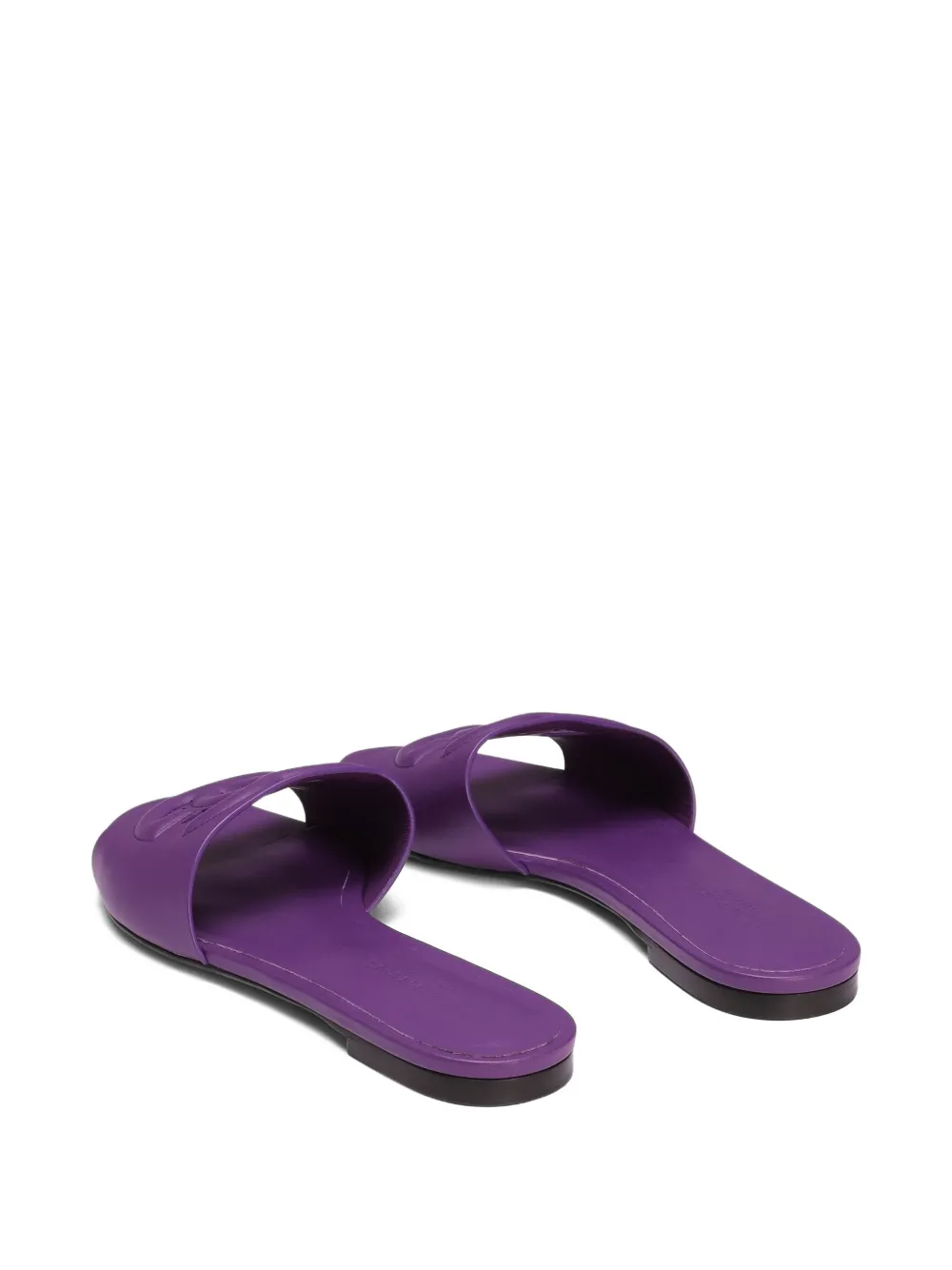 Dolce & Gabbana leather sandals Purple