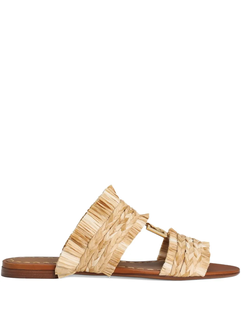 Dolce & Gabbana braided-strap sandals Neutrals