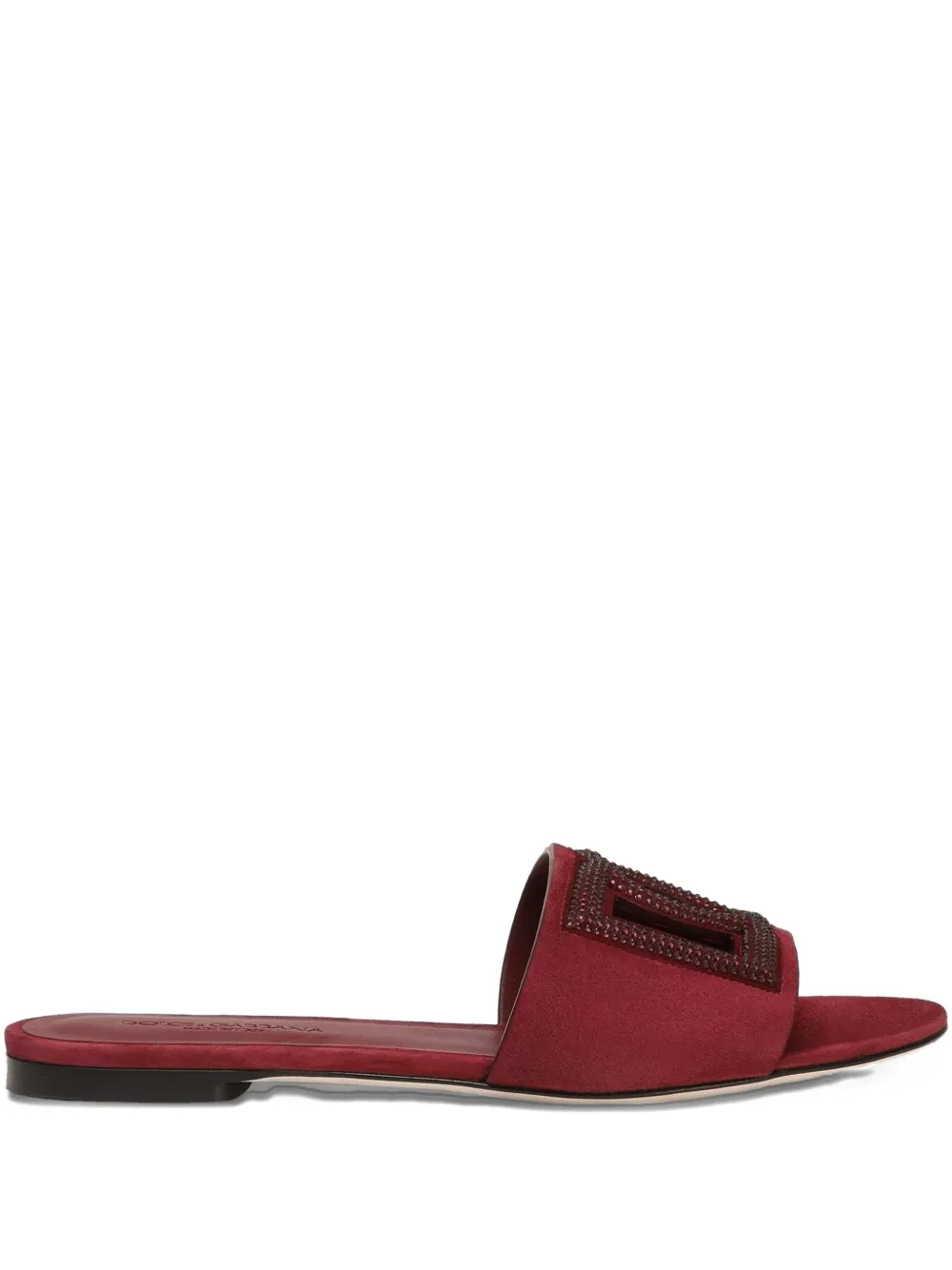 Dolce & Gabbana Sandalen verfraaid met kristallen Rood