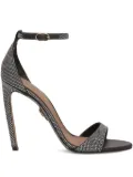 Dolce & Gabbana 105mm rhinestone-embellished ankle-strap sandals - Silver