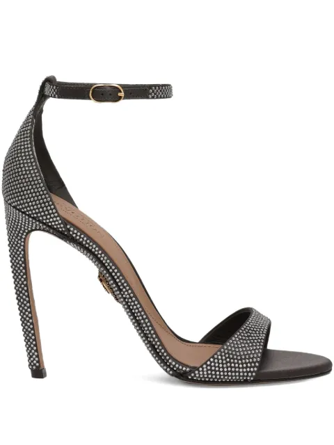 Dolce & Gabbana Strassverzierte Sandalen mit Knöchelriemen 105mm