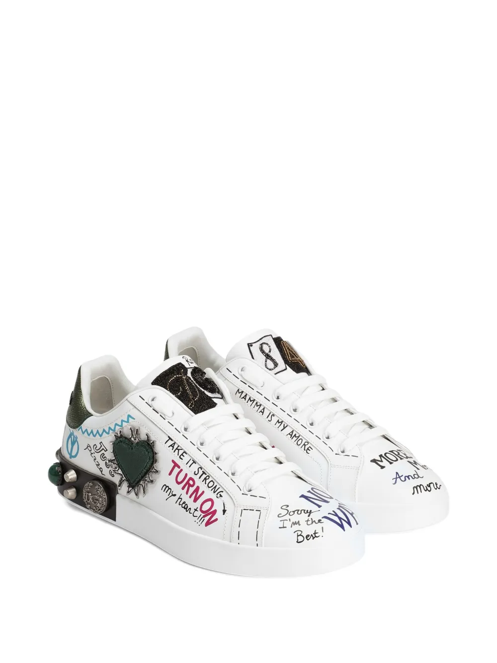 Dolce & Gabbana Portofino Graffiti sneakers | Low-Tops | Image 2