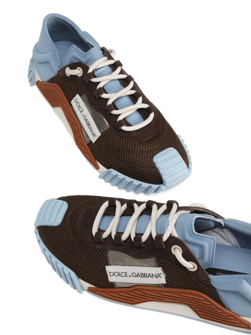 Dolce & Gabbana NS1 mesh-panel sneakers Blue