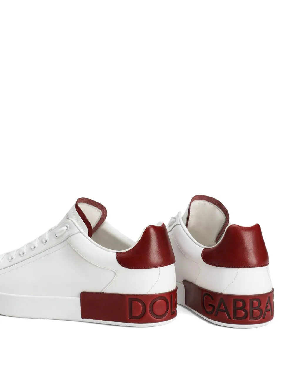 Dolce & Gabbana Portofino logo-debossed sneakers White
